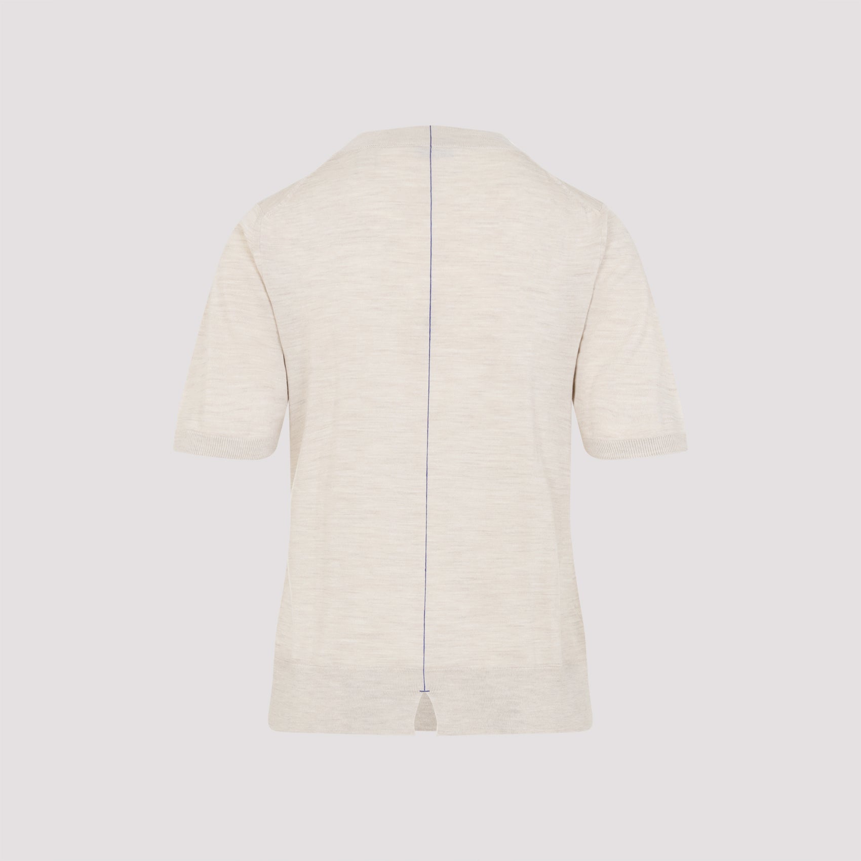 NUDE & NEUTRALS WOOL T-SHIRT Burberry