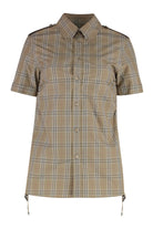 CHECKED COTTON SHIRT Burberry Beige 6