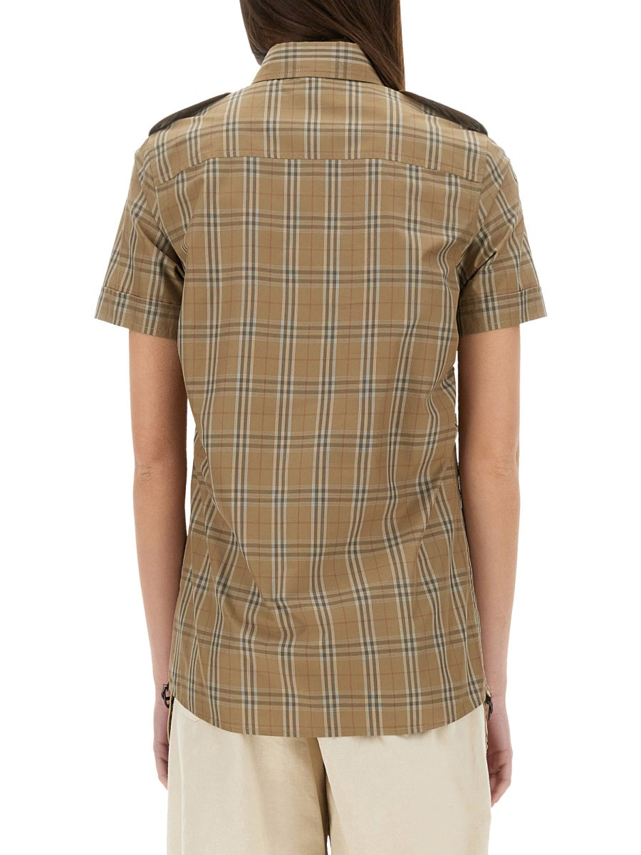EMBROIDERED POPLIN SHIRT Burberry