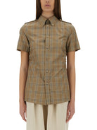 EMBROIDERED POPLIN SHIRT Burberry CHECKED 8