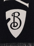 BLACK WOOL SCARF Burberry