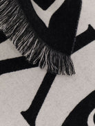 BLACK WOOL SCARF Burberry