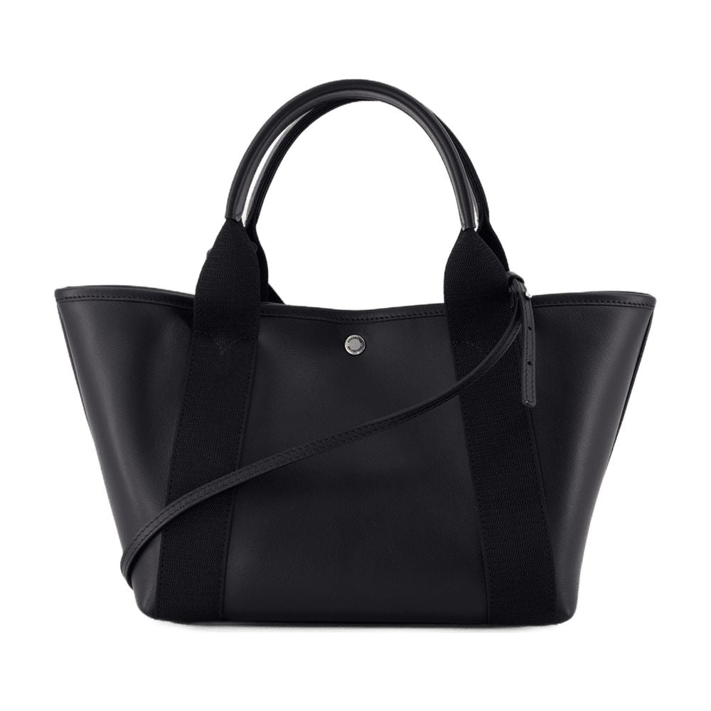 BLACK LEATHER BIARRITZ SHOPPING BAG Balenciaga