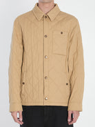 QUILTED GABARDINE JACKET Burberry BEIGE M