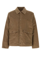 KHAKI CORDUROY JACKET Burberry GREEN M