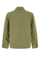 GREEN COTTON JACKET Burberry
