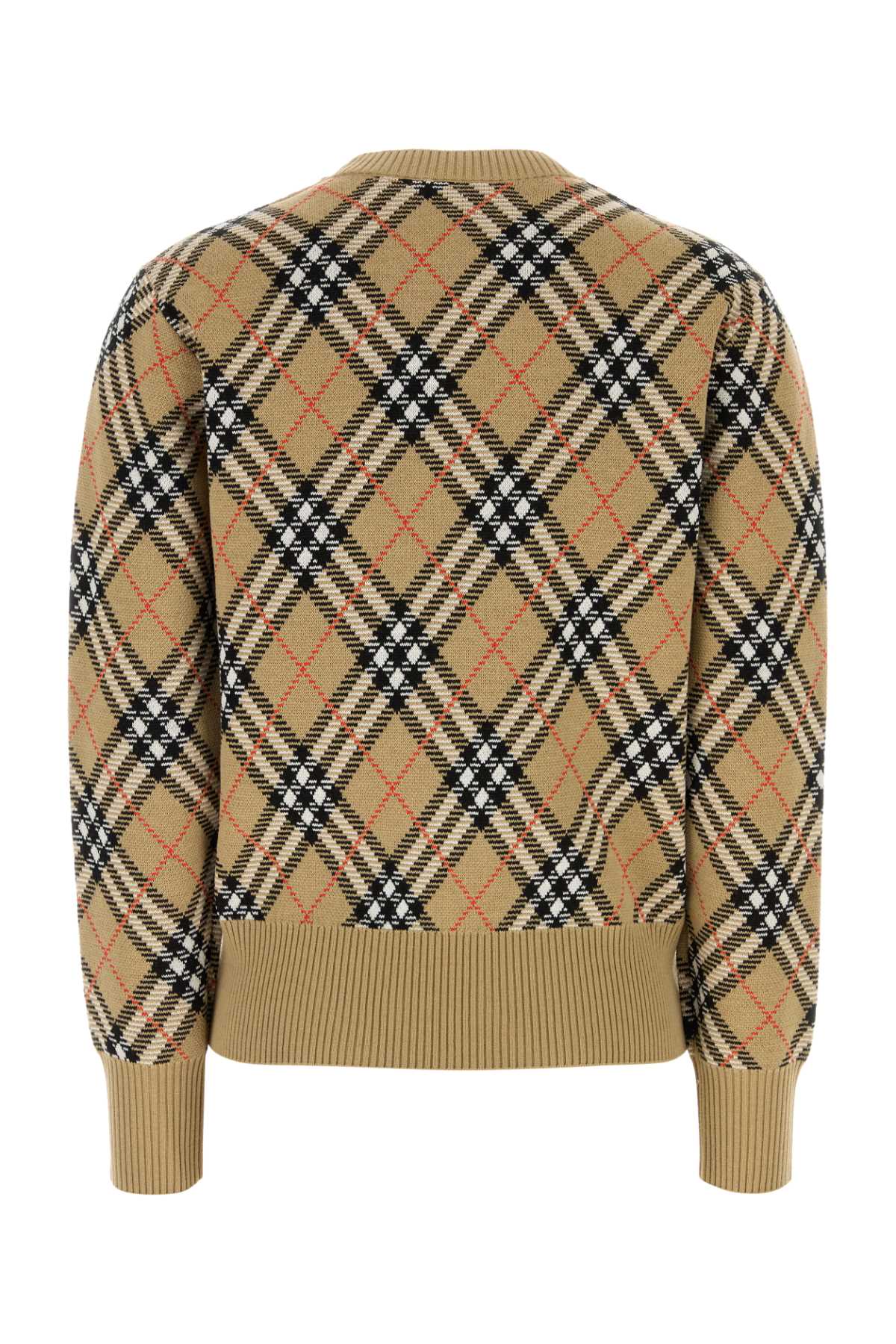 EMBROIDERED WOOL BLEND SWEATER Burberry