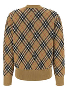 CHECK-PATTERN WOOL SWEATER Burberry