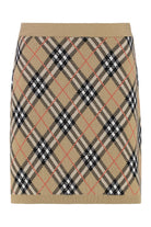 KNITTED MINI SKIRT Burberry Multicolor S
