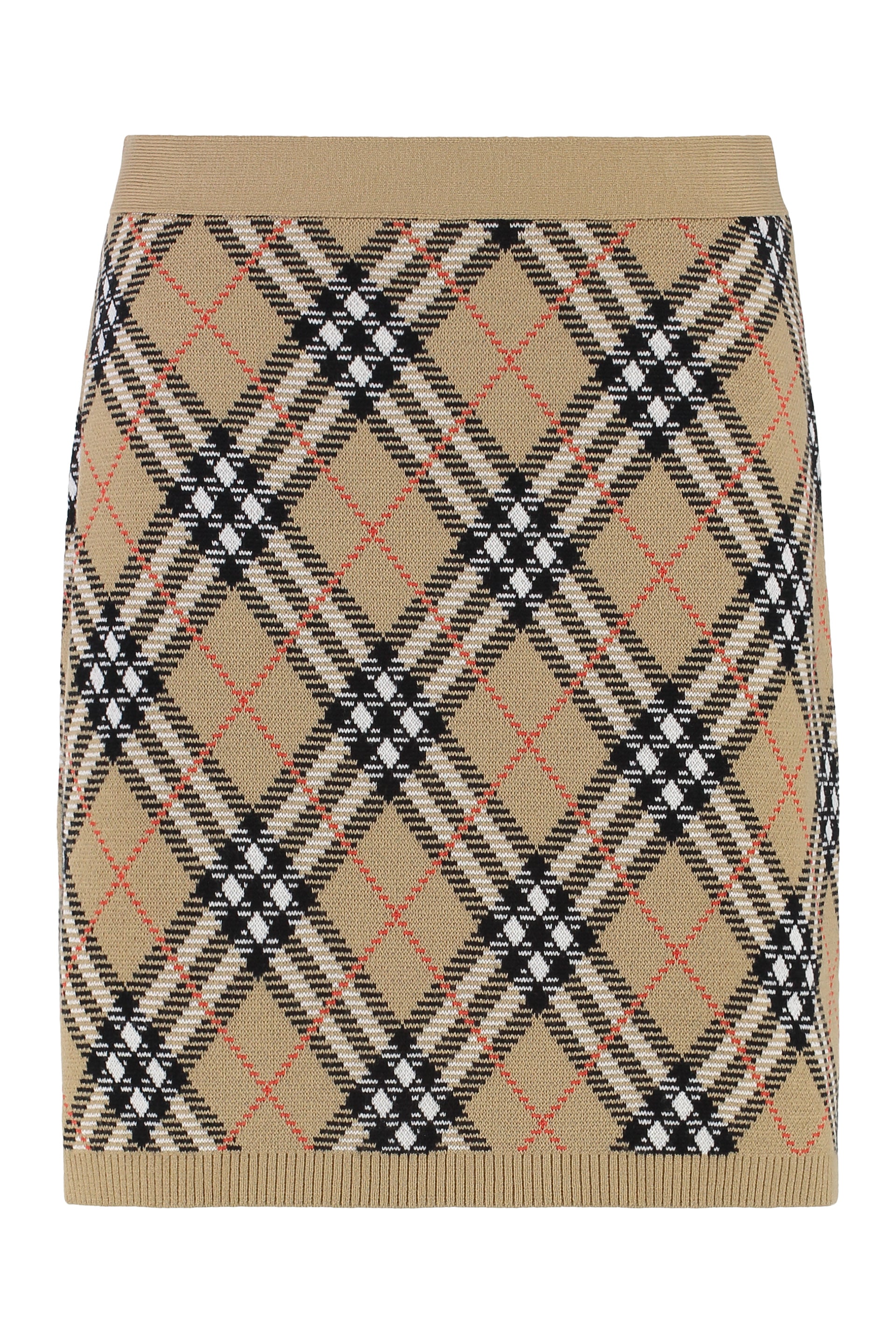 KNITTED MINI SKIRT Burberry Multicolor S