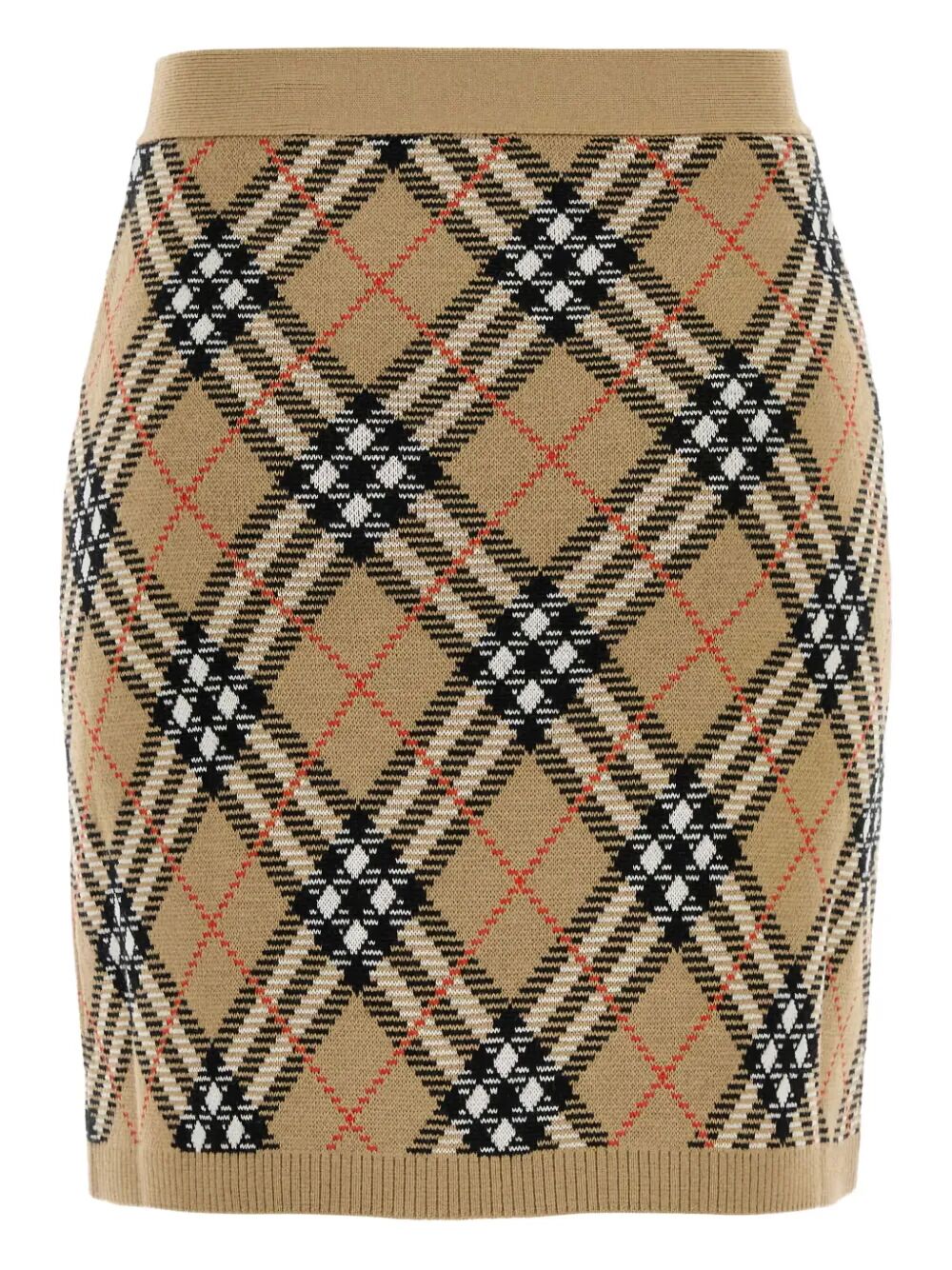 CHECK KNIT MINI SKIRT Burberry