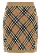 CHECK KNIT MINI SKIRT Burberry