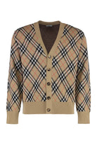 WOOL CARDIGAN Burberry Beige XS
