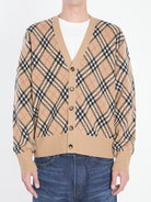 WOOL-BLEND CARDIGAN Burberry BEIGE S