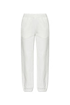 COTTON TROUSERS IN WHITE Burberry WHITE S