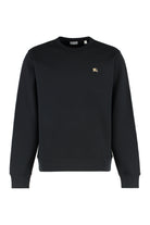 LOGO DETAIL COTTON SWEATSHIRT Burberry black S