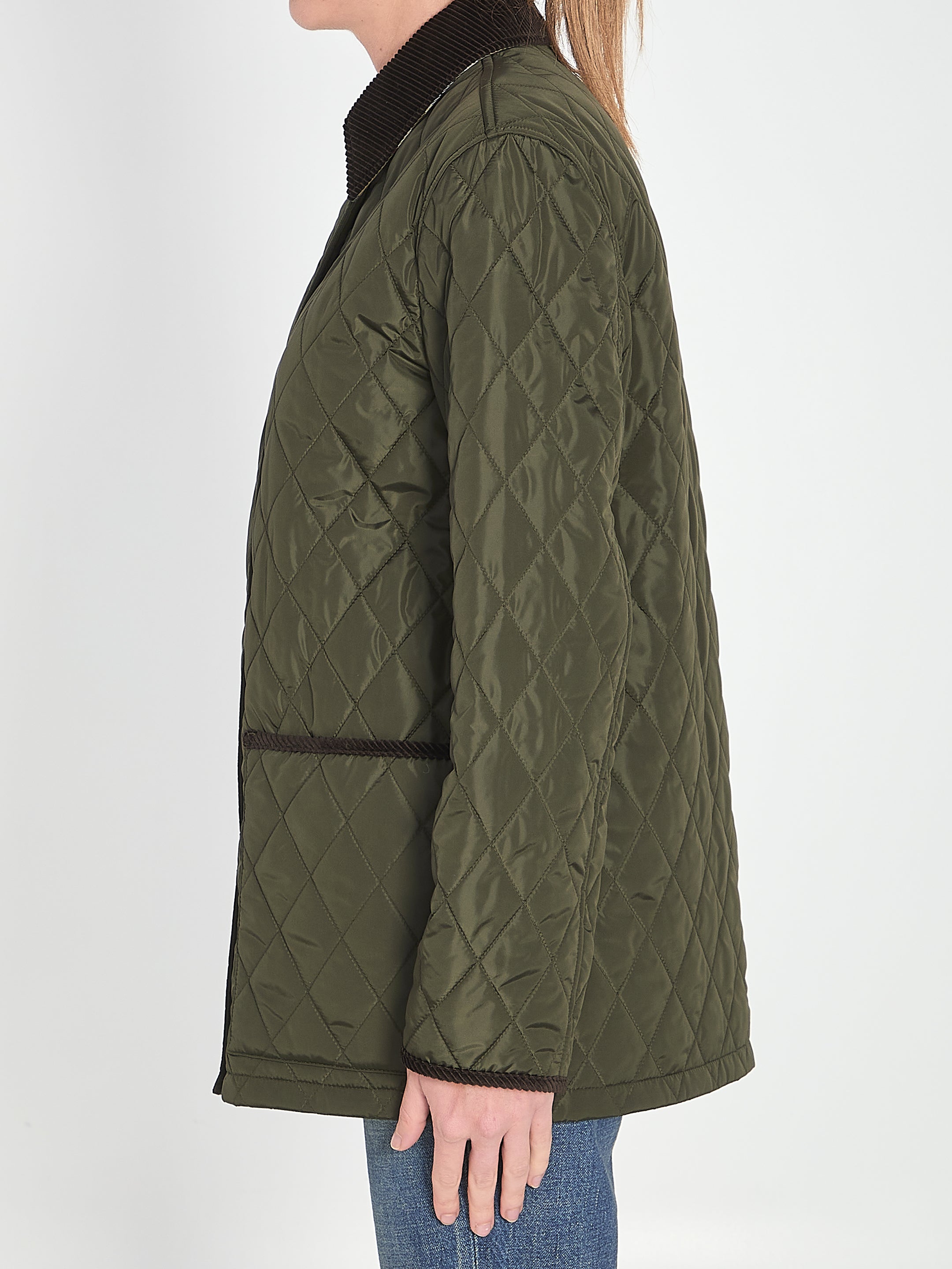ARMY GREEN NYLON JACKET Burberry