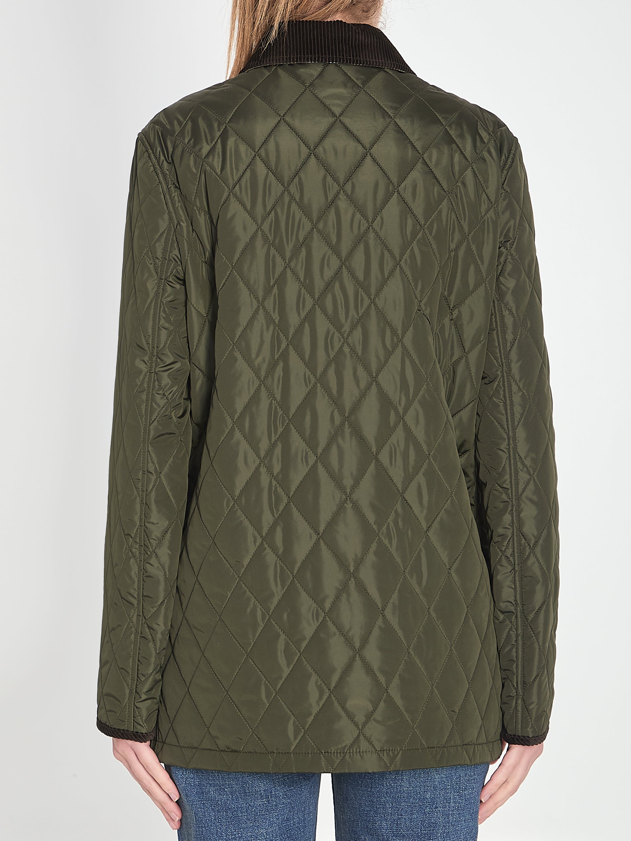 ARMY GREEN NYLON JACKET Burberry