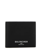 BIFOLD WALLET WITH LOGO PRINT Balenciaga BLACK UNICA