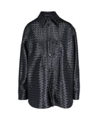 WOVEN OVERSHIRT Bottega Veneta BLACK 40