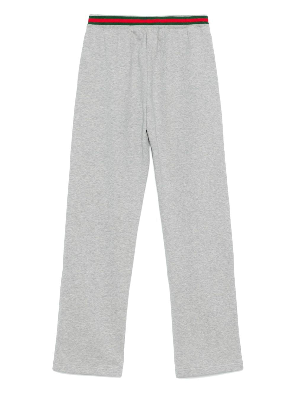 COTTON JERSEY JOGGING PANTS WITH WEB DETAIL Gucci