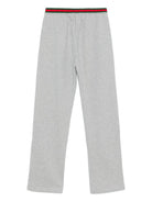 COTTON JERSEY JOGGING PANTS WITH WEB DETAIL Gucci