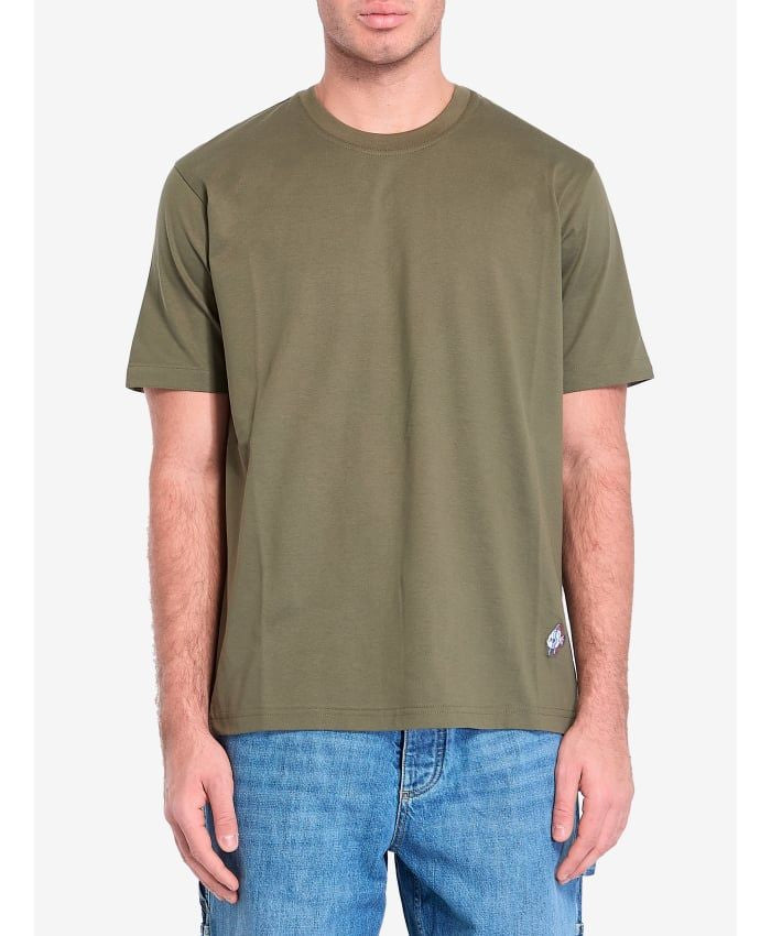 TSHIRT WITH EMBROIDERY Bottega Veneta GREEN S