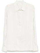 STRIPED TUNIC SHIRT Saint Laurent BLACK 40