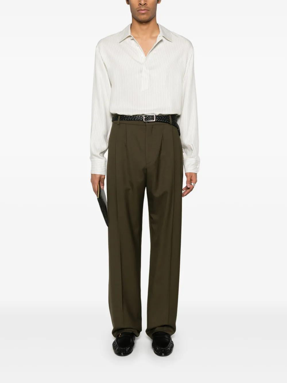 STRIPED TUNIC SHIRT Saint Laurent