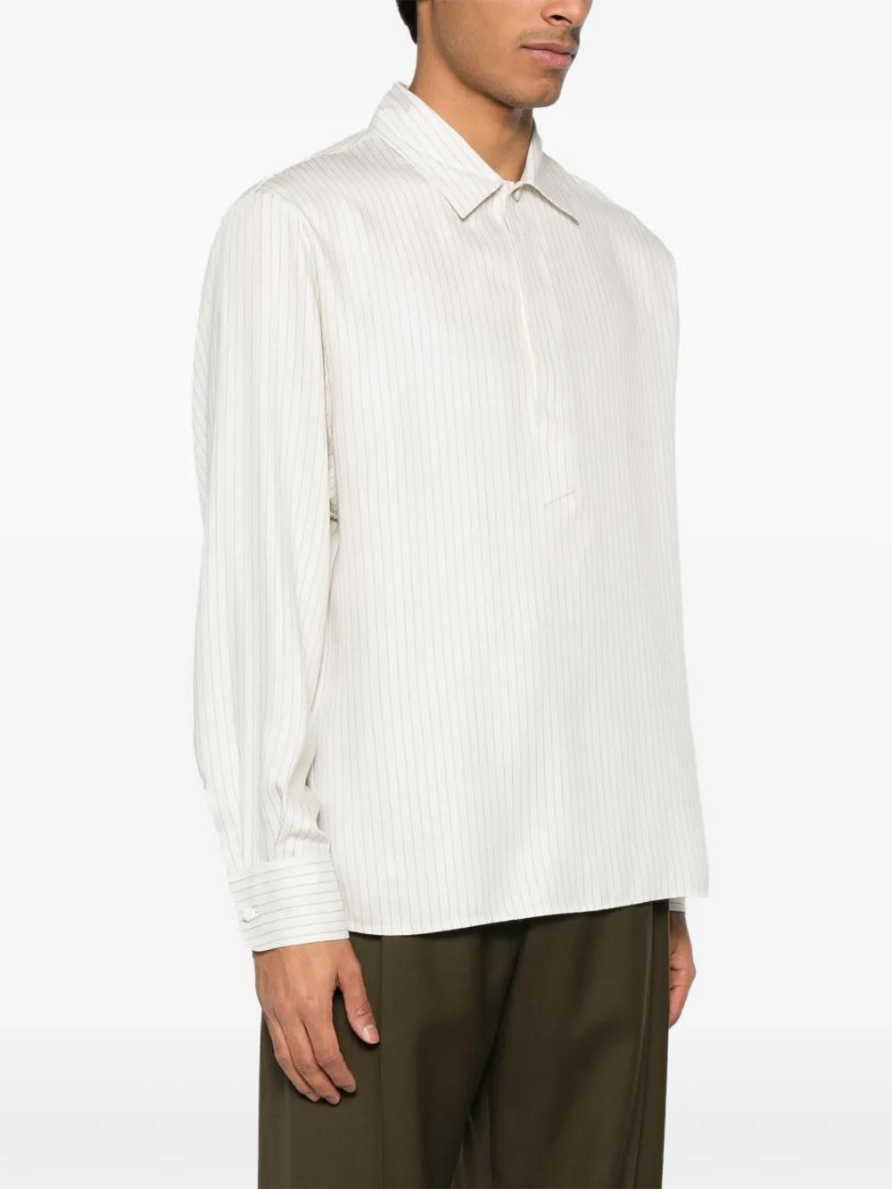 STRIPED TUNIC SHIRT Saint Laurent