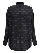 BLACK GREY CLOTHING SHIRTS Balenciaga BLACK GREY XS