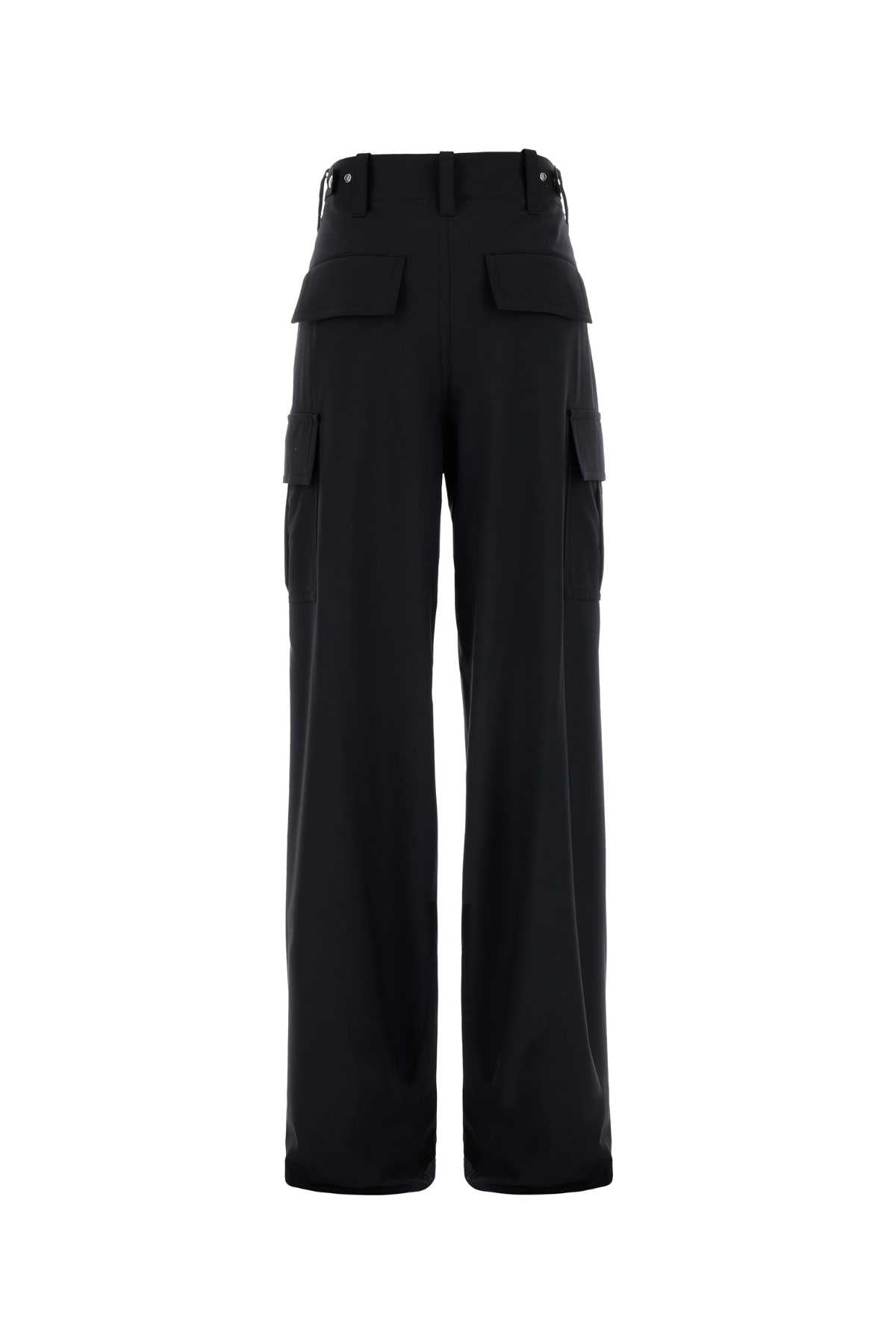 MIDNIGHT BLUE WOOL CARGO PANT Bottega Veneta