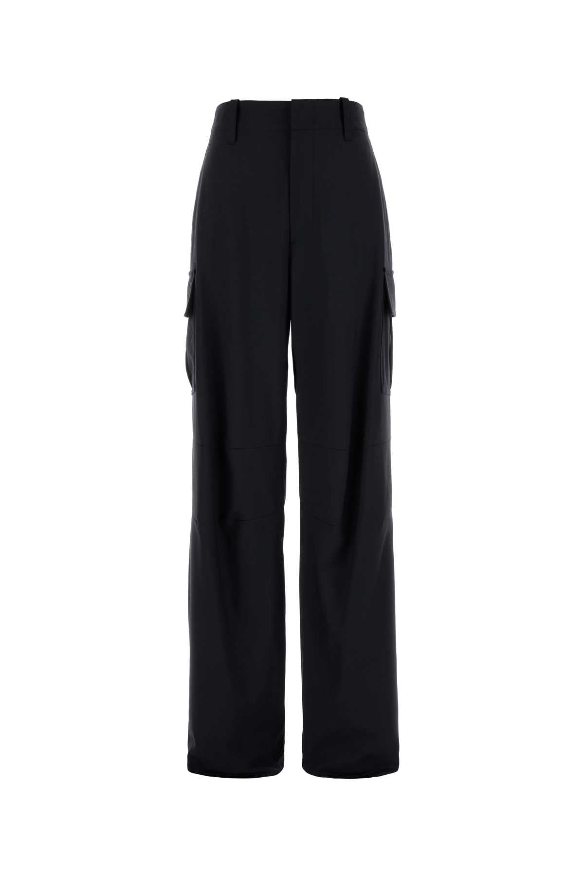 MIDNIGHT BLUE WOOL CARGO PANT Bottega Veneta BLUE 40
