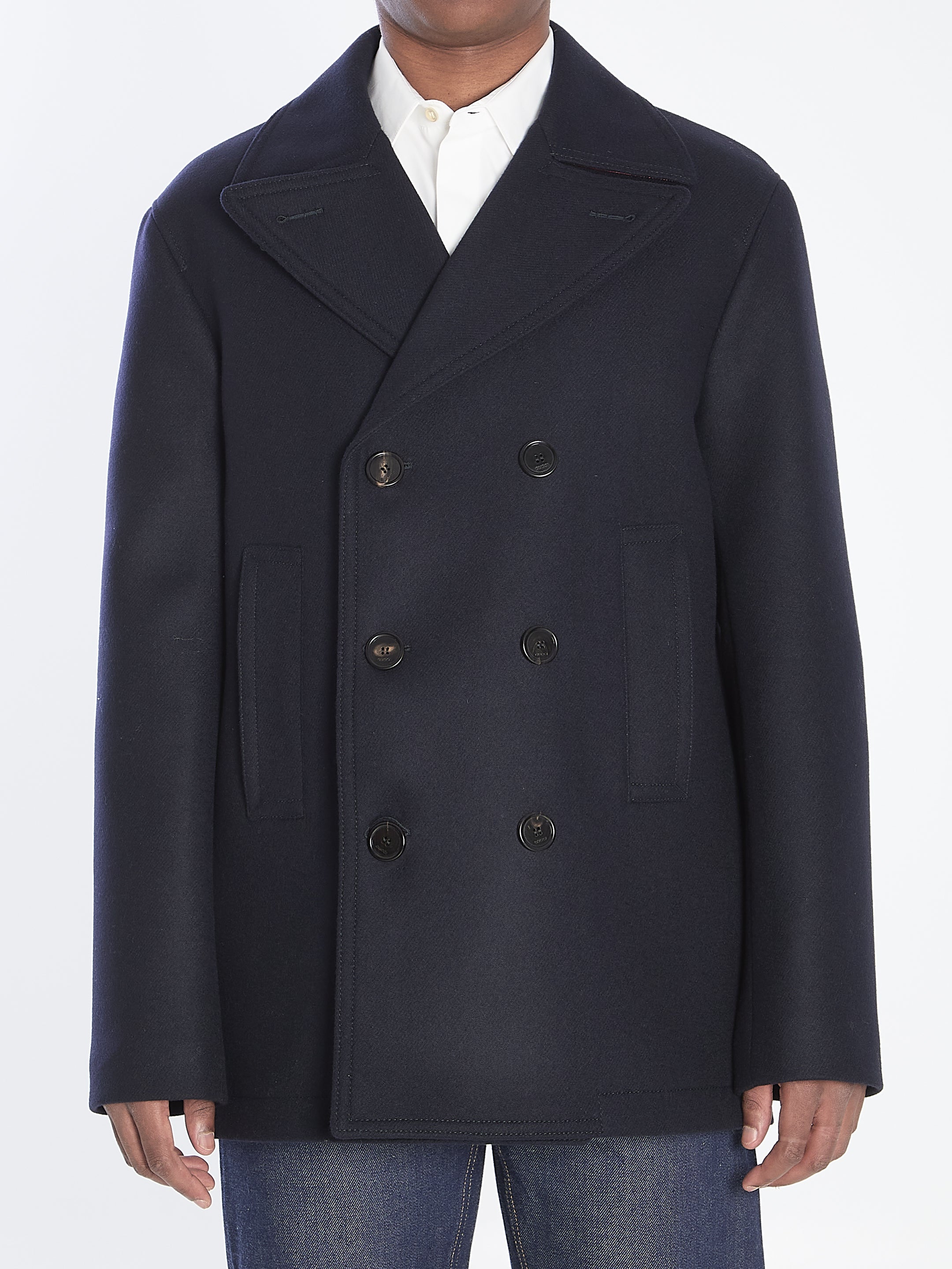 PEACOT IN WOOL Gucci BLUE 48