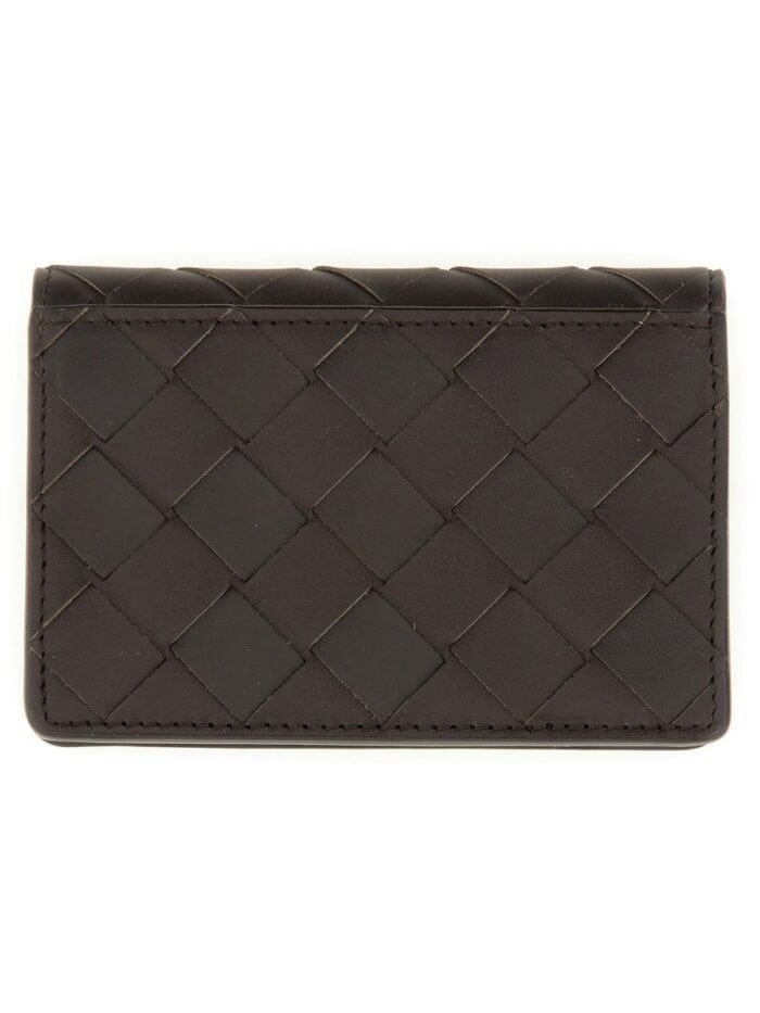 WOVEN BUSINESS CARD HOLDER Bottega Veneta