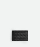 WOVEN BUSINESS CARD HOLDER Bottega Veneta BLACK UNI