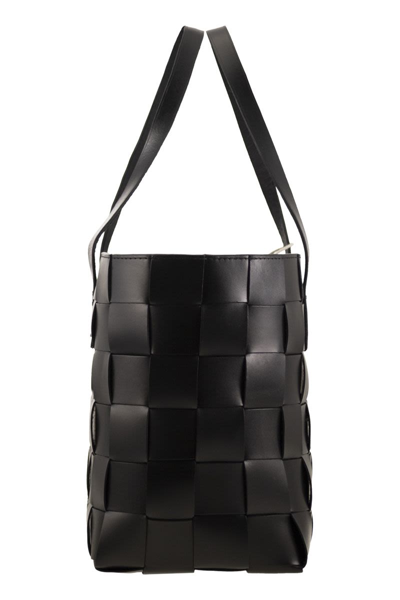JAPAN TOTE - WOVEN LEATHER BAG Dragon
