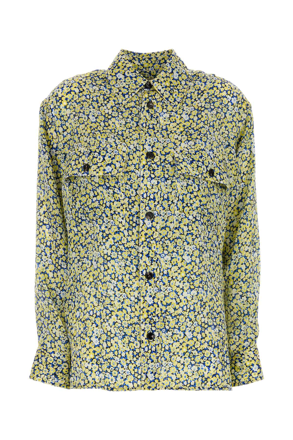 PRINTED SILK SHIRT Bottega Veneta FLORAL 40
