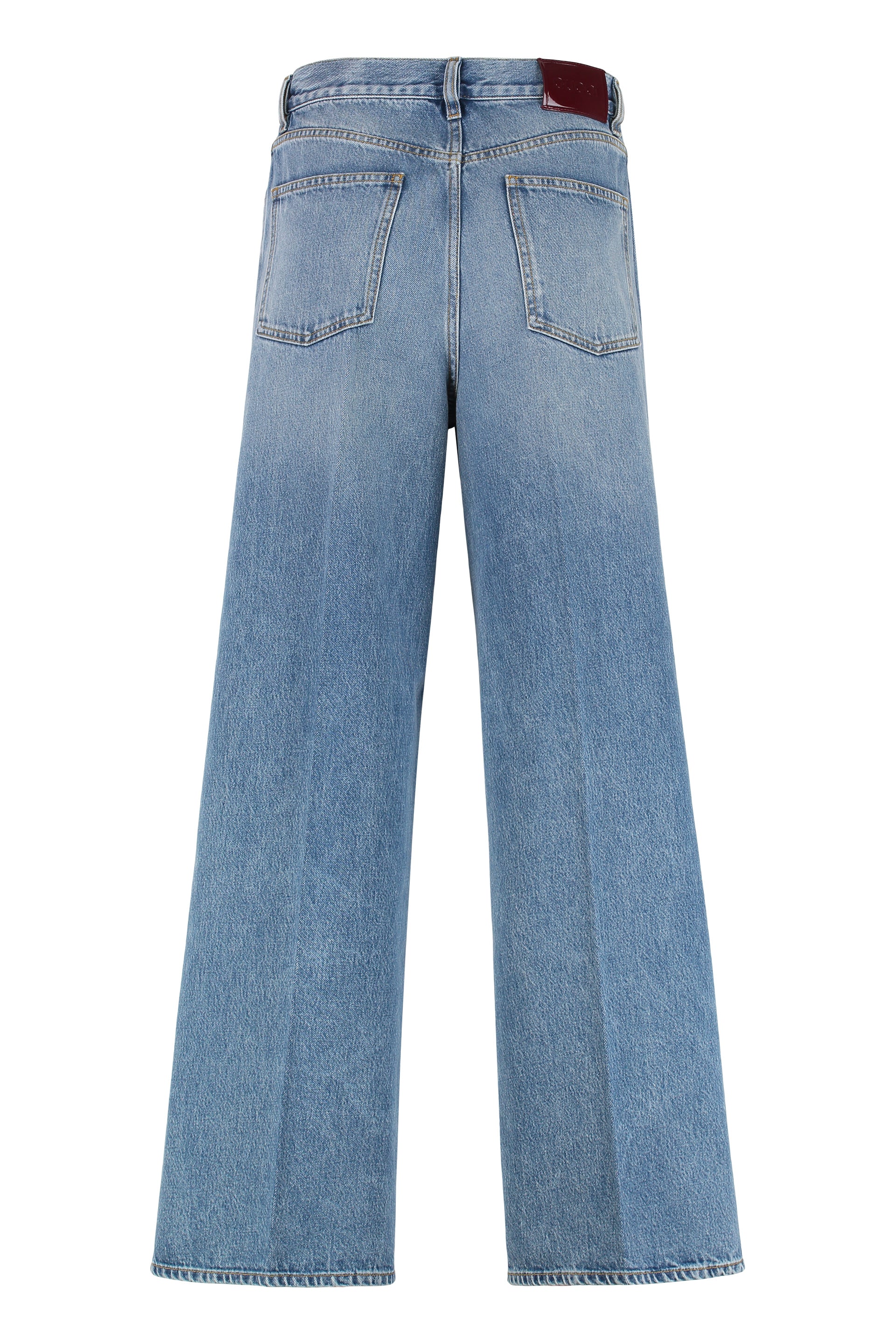 DENIM WIDE-LEG JEANS Gucci