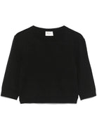 WOOL CROP TOP Saint Laurent BLACK S