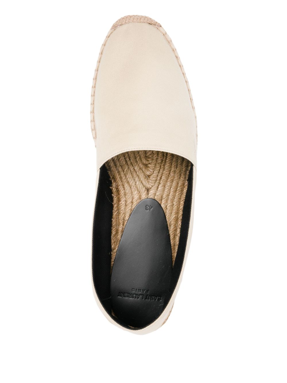 COTTON GABARDINE ESPADRILLE Saint Laurent