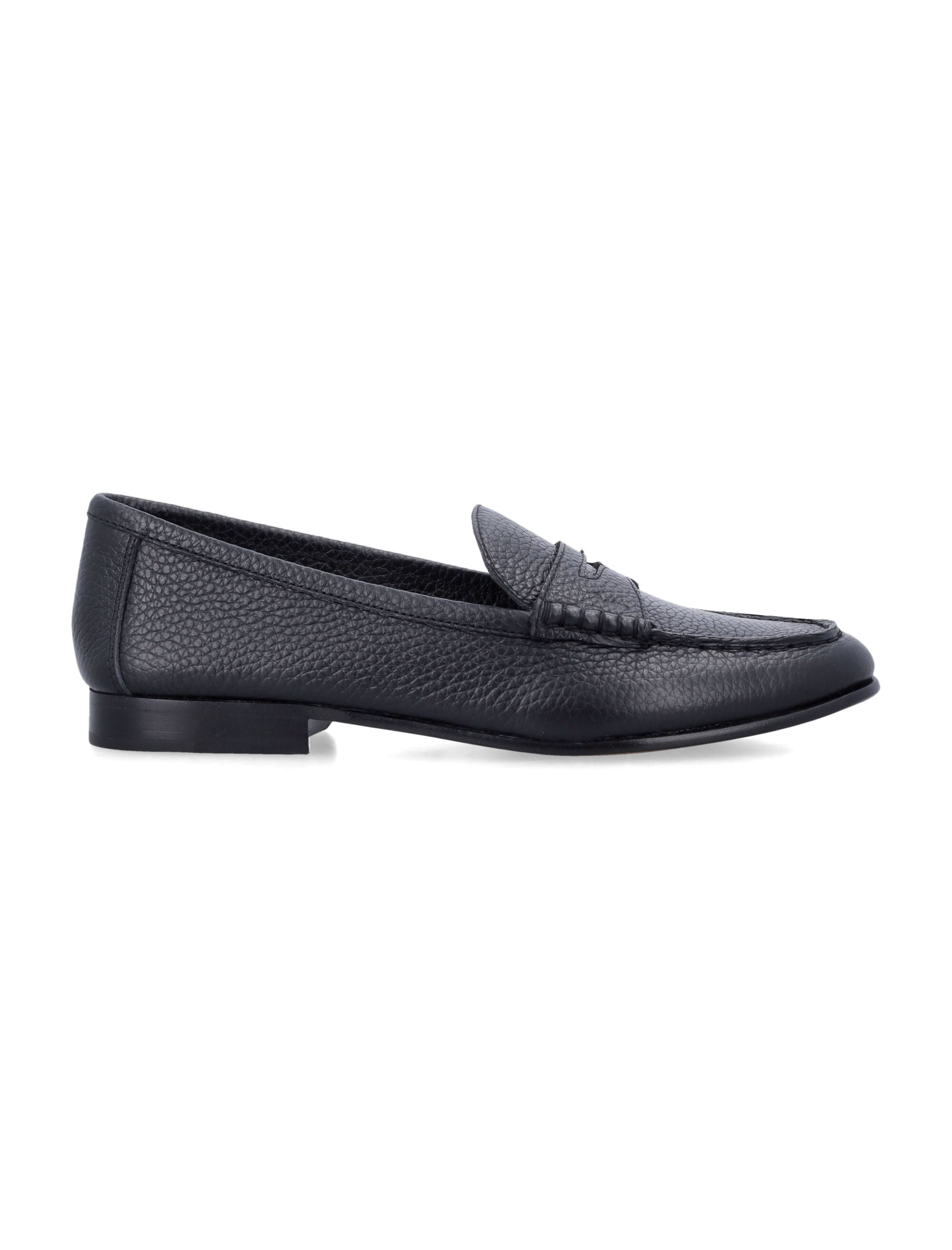 PEBBLED LEATHER PENNY LOAFER Polo Ralph Lauren BLACK 8