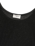 BLACK VISCOSE T-SHIRT Saint Laurent