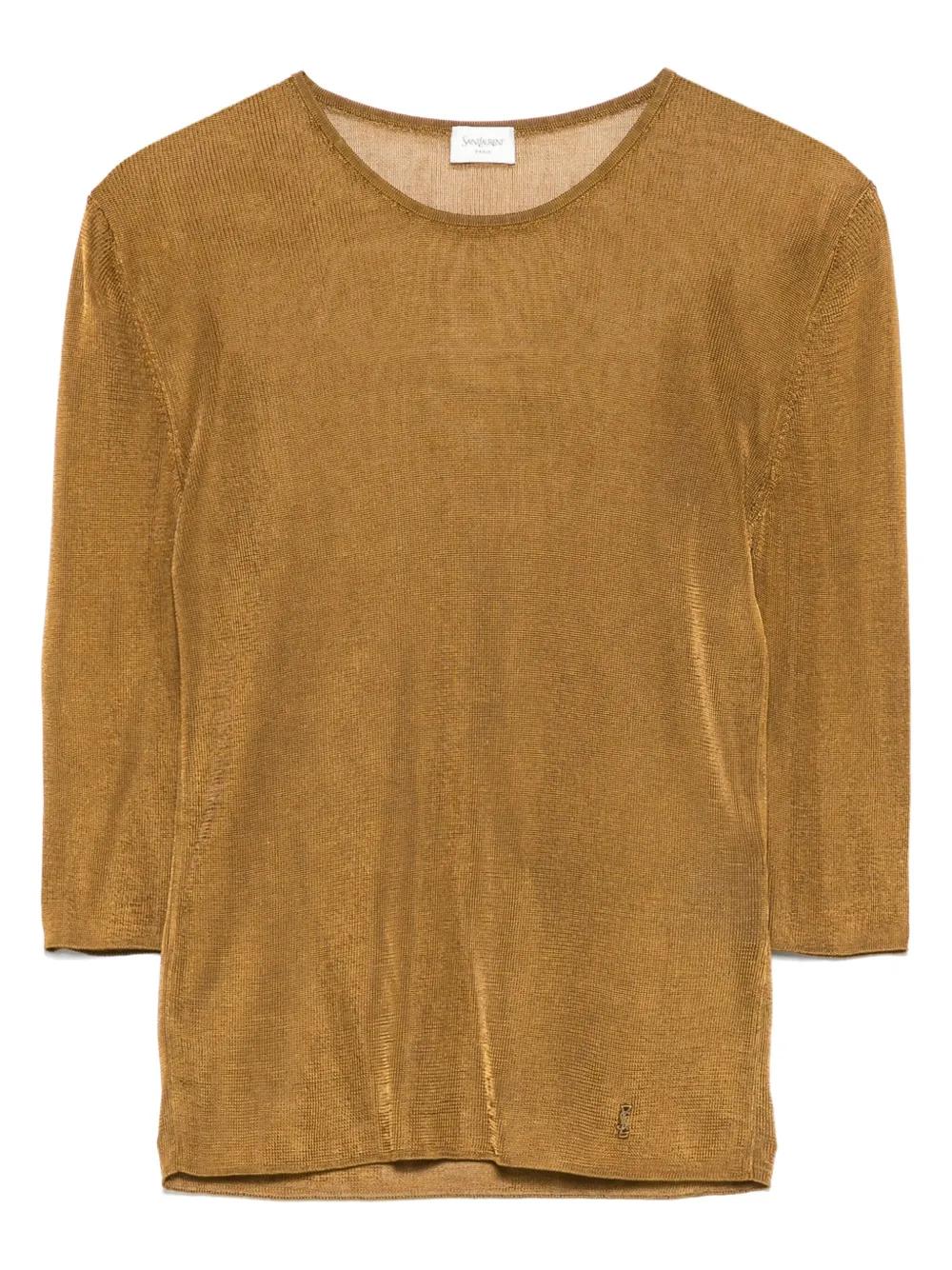 TOP CASSANDRAS Saint Laurent BROWN XS