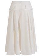 WHITE VISCOSE BLEND SKIRT Bottega Veneta