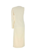 IVORY SABLÃ© ONE-SHOULDER DRESS Gucci