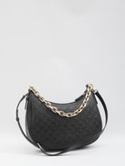 GG EMBLEM LARGE SHOULDER BAG Gucci BLACK QT