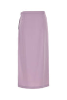 LILAC CREPE SKIRT Gucci