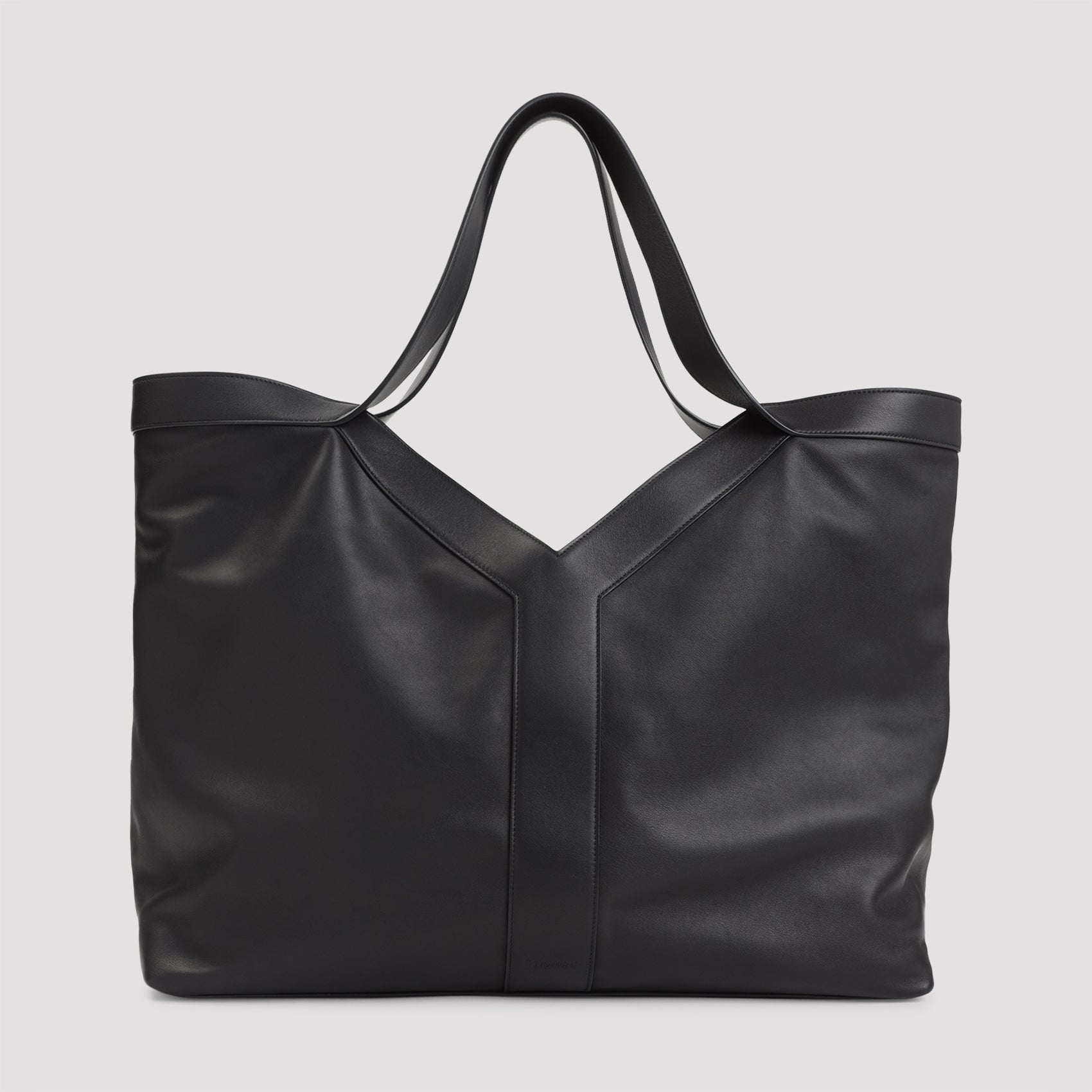 LARGE Y TOTE IN LEATHER Saint Laurent