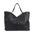 LARGE Y TOTE IN LEATHER Saint Laurent BLACK QT